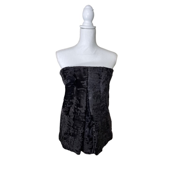 ******SOLD****** Vintage 90s Vera Wang Broadtail Top - Picture 8 of 8